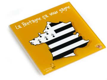 ⇒ Plat à four cuisine Hermétique 1.3L - Drapeau Breton / Hermines