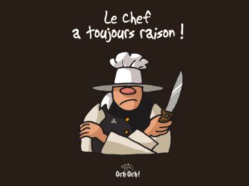 TABLIER C'EST MOI le chef C'est ma femme qui commande n'Est pas là TB14 -   France