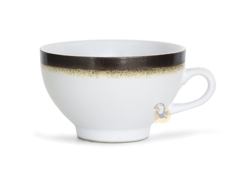 Bolée à Cidre Bécassine En Faïence - Fabrication Artisanale En Bretagne, Motif Parapluie, Valise, Baluchon, 10,5 Cm, 20 CL