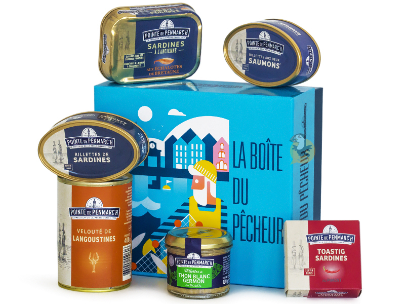 Coffret gastronomique de la mer