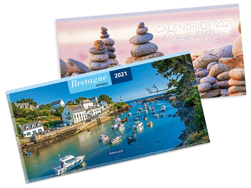 Calendrier Breton Mural 2020 2021 Paysages De Bretagne 30 X 15 Cm calendrier bretagne 2021