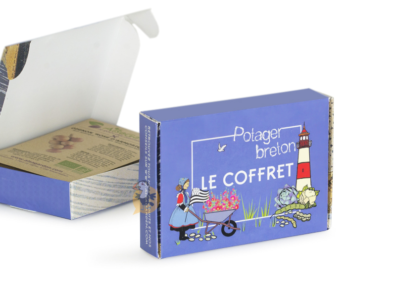 Coffret Potager breton - 10 sachets de graines BIO