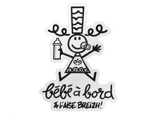 Autocollants Bretons Bebe A Bord Stickers Voiture Bebes Bzh A Bord