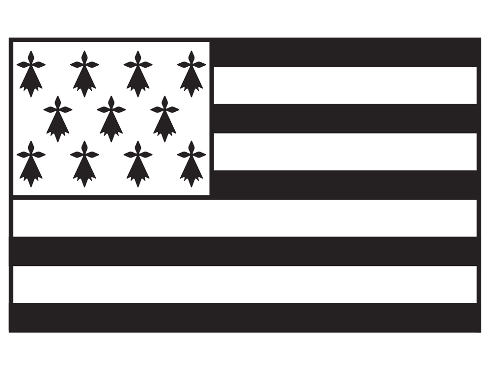 ⇒ Autocollant Sticker A jeune conducteur Drapeau breton