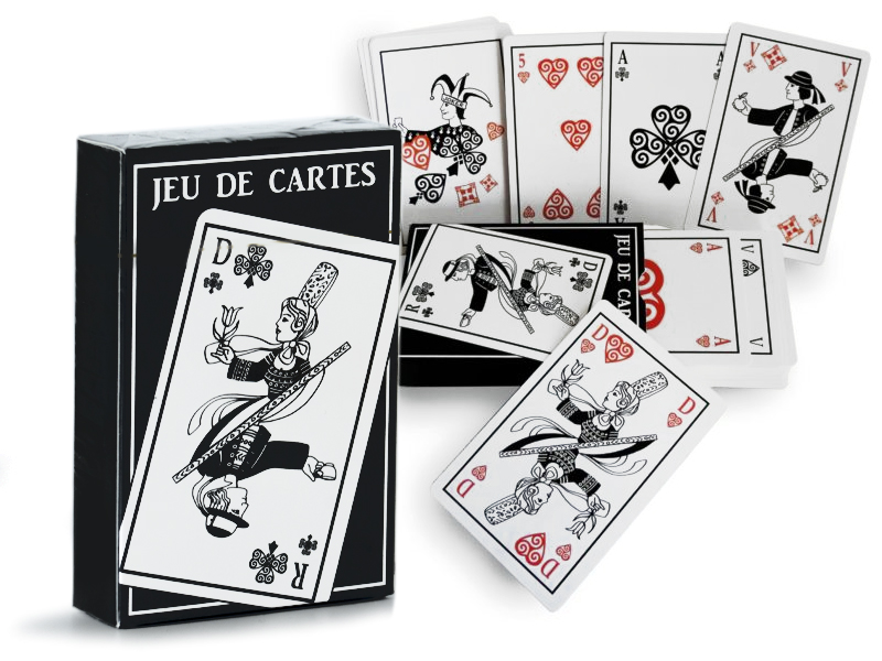 ⇒ Jeu de cartes 54 cartes ♣️ - Personnages de Bretagne & Symboles bretons