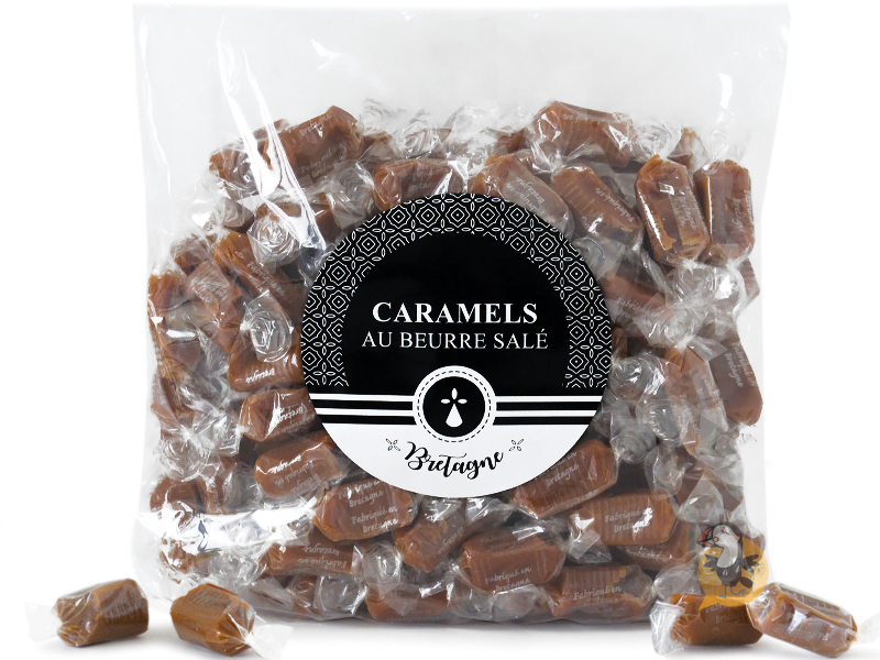 ⇒ Caramels bretons au beurre frais & Fleur de sel de Guérande - Bretagne