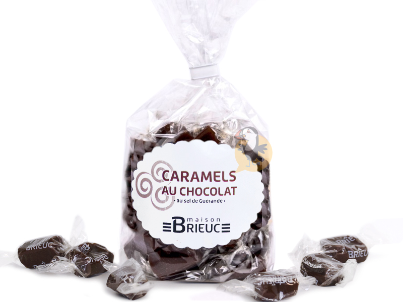 ⇒ Caramels bretons au beurre salé au chocolat et sel de Guérande