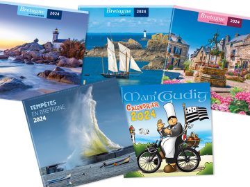 Agenda - Calendrier Paysages de Bretagne 2024 - COLLECTIF - Librairie  L'Armitière