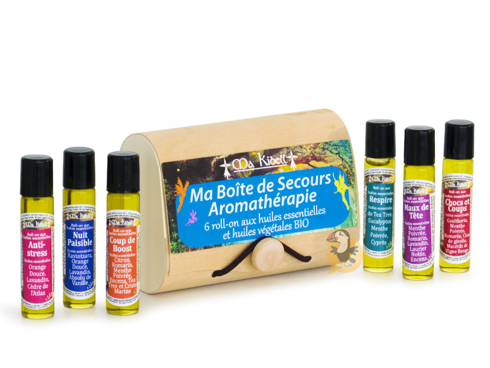 Ma Boîte Aromathérapie 6 Roll-on aux huiles essentielles - Ma Kibell