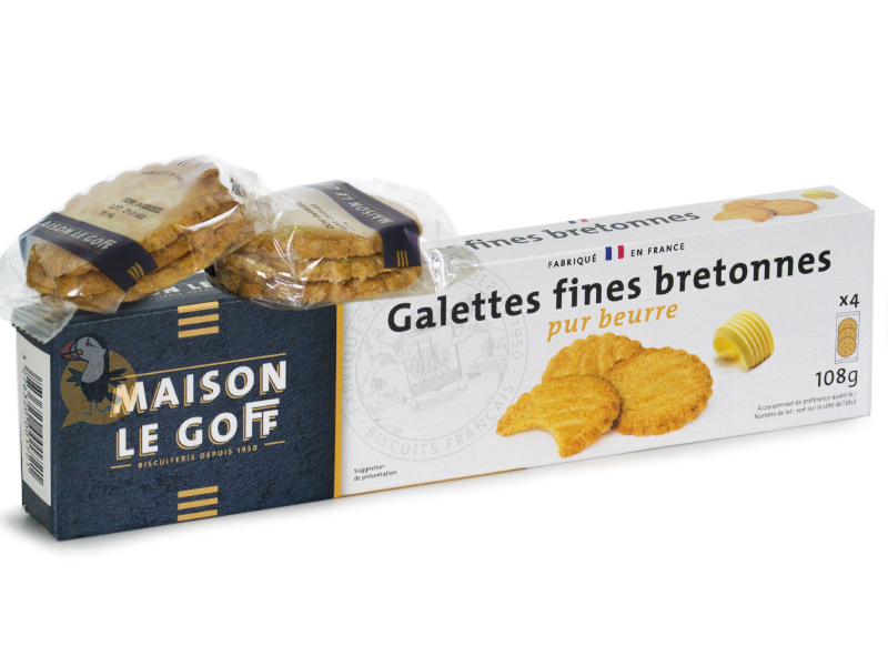 Jolie boite à biscuits en métal décorée et ornée, grand format