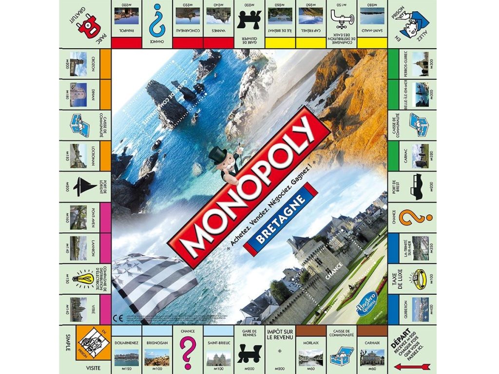 Monopoly Bretagne édition Spéciale - Jeu De Société HASBRO, 8 Ans Et +