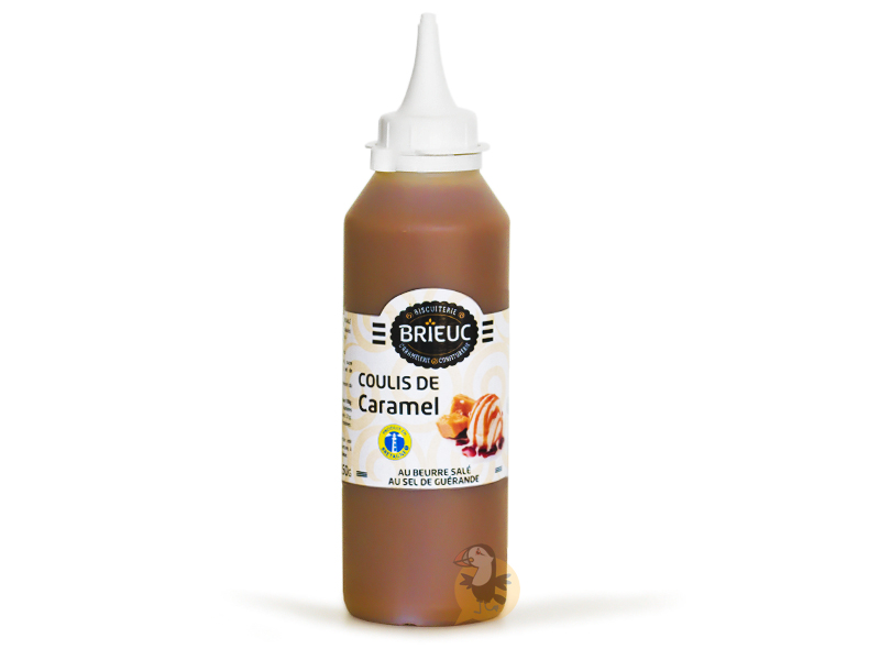 ⇒ Coulis Caramel breton Liquide Beurre Salé Tube squeezer 330gr