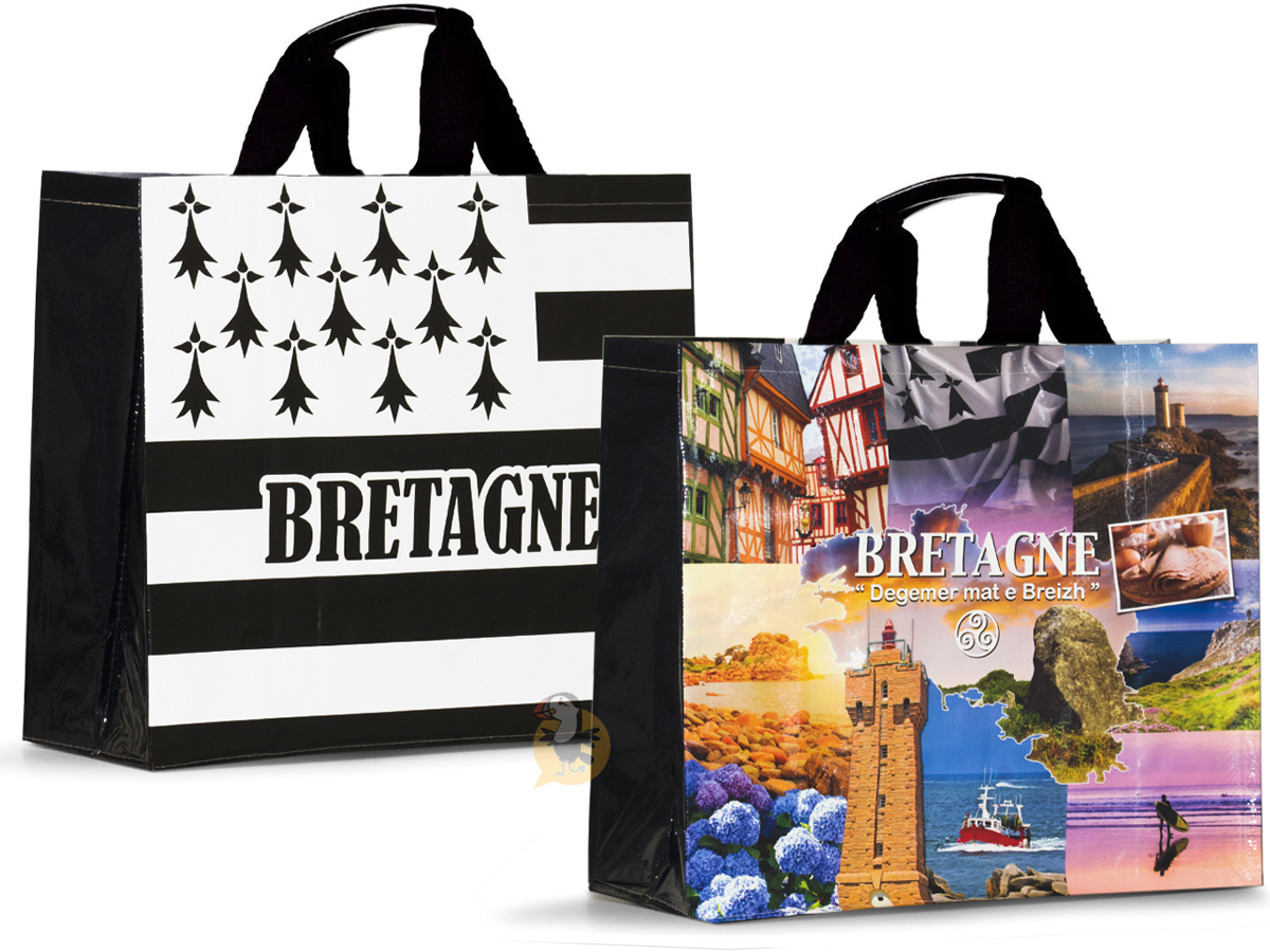 ⇒ Sac cabas / shopping courses Bretagne “Degemer mat e Breizh”