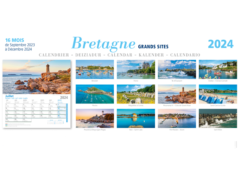 Bretagne Beaux sites du Finist?re (Calendrier mural 2024 DIN A4