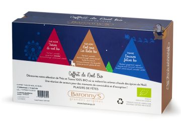 Coffret Noël - sélection 3 thés - 50 Sachets Biodégradables