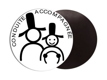 Disque Magnétique A Jeune Conducteur Vendée – Autocollant BZH