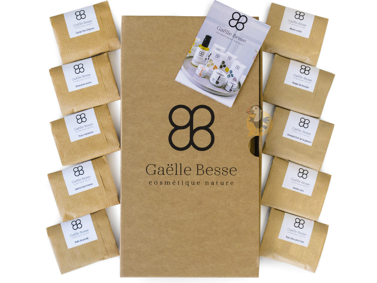 Boîte de 6 triskells de savon colorés