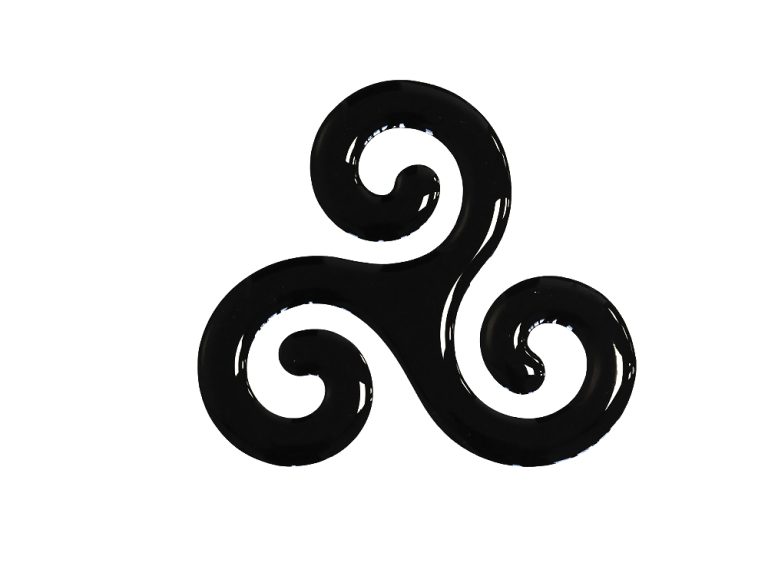 Autoadesivo Automobile Bandiera Celtico Triscele Triskele