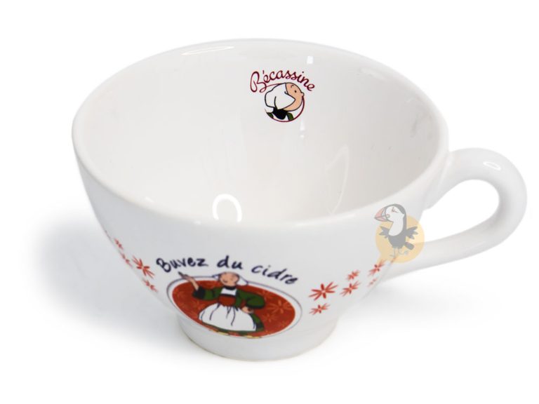 Set De 6 Bolées à Cidre Normandie En Grès Blanc 20cl - Fabriquées à La Main