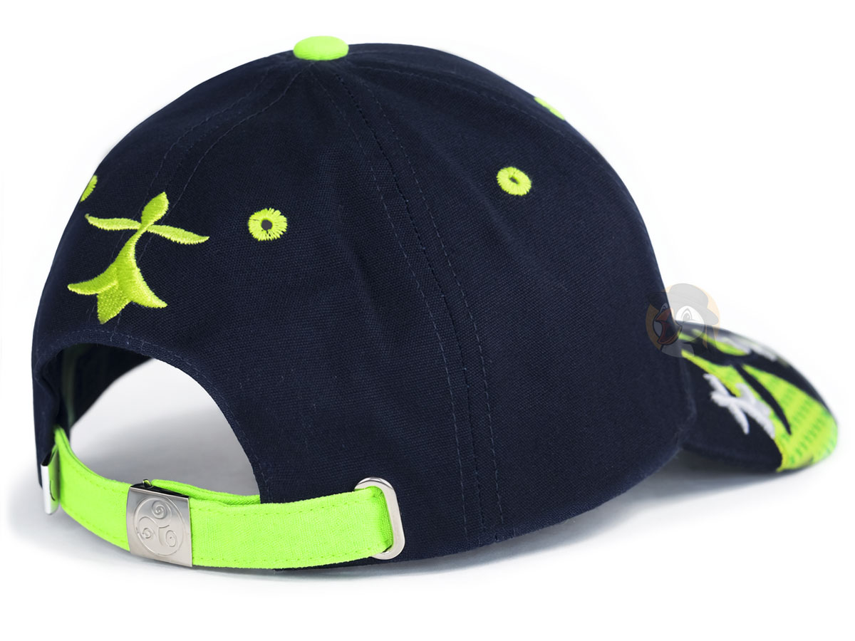 Casquette bretonne noir vert acidulé Triskell hermine - Pontivy – Image 3
