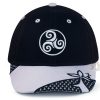 Casquette bretonne bleu marine / gris clair