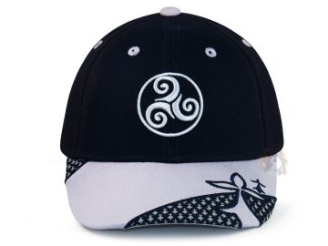 Casquette bretonne bleu marine / gris clair