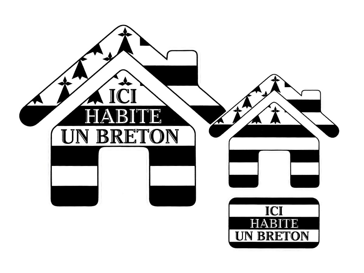 ⇒ Autocollant Sticker A jeune conducteur Drapeau breton