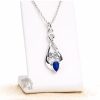 Pendentif Noeud de la trinité Lapis Lazuli - Argent 925