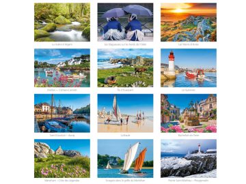 ⇒ Calendrier Mural 2023/2024 Bretagne 16 mois - 30 x 15 cm