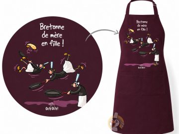 BON PLAN ! Tablier de cuisine humour Bretonne de Mère en Fille