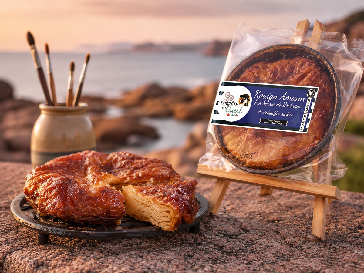 Kouign Amann Breton pur beurre de Bretagne - Format généreux 500g – Image 2