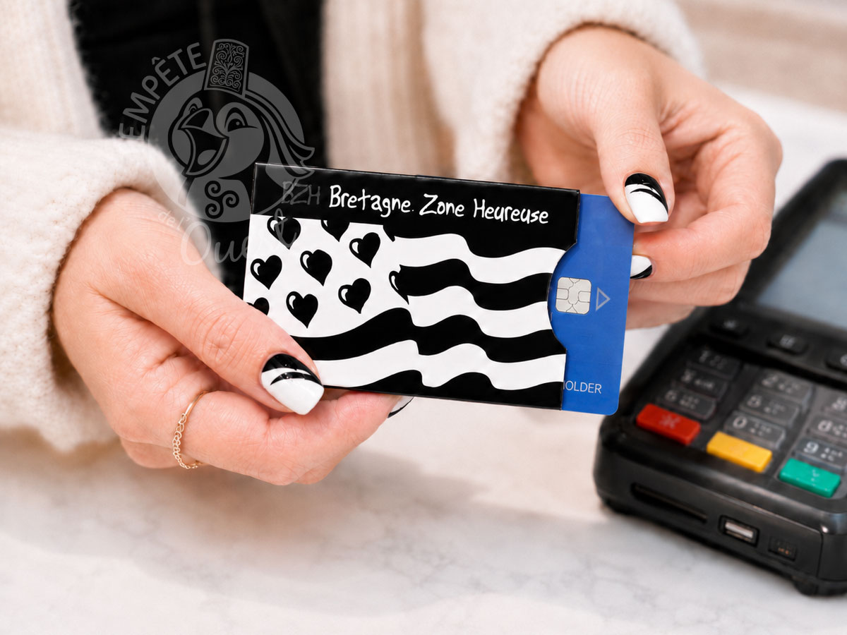 Etui Protège CB pour carte bancaire humoristiques Bretagne – 9 modèles au choix – Image 2