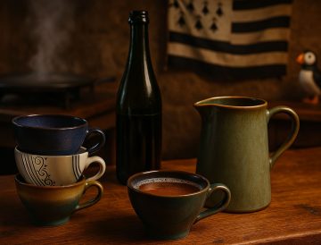 Bolées à cidre et pichets
