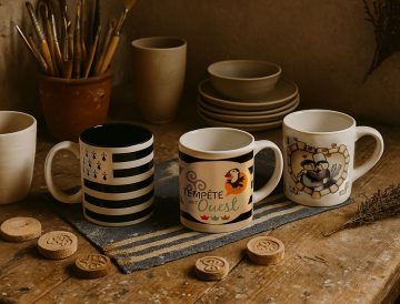Tasses bretonnes et mugs bretons