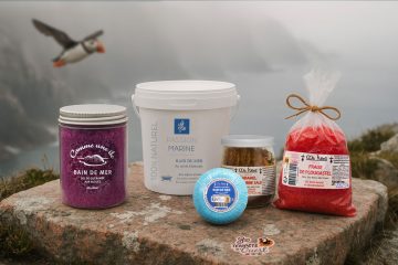 Galets effervescents et sels de bain