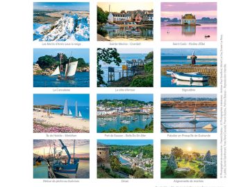 Alternative view of COLLECTION 2027 ! Calendrier chevalet breton Bretagne 2027 12 mois - 15 x 15 cm