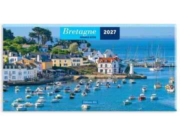 COLLECTION 2027 ! Calendrier 2026/2027 breton Bretagne 16 mois - 30 x 15 cm - 2 modèles - Bretagne Grands Sites