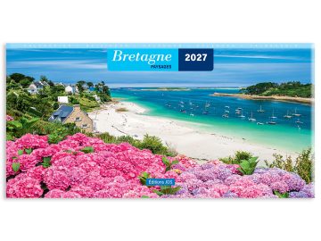 COLLECTION 2027 ! Calendrier 2026/2027 breton Bretagne 16 mois - 30 x 15 cm - 2 modèles - Bretagne Paysages