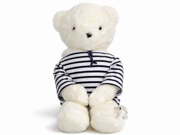 Alternative view of PROMO -50% ! Ours en peluche marinière XXL – Nounours géant 80cm