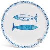Lot de 6 petites assiettes en carton Sardines 18cm