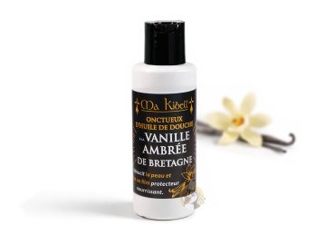 Onctueux d'Huile de douche à la Vanille ambrée de Bretagne