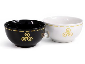 Coffret 2 bols Triskell noir et blanc - Iroise