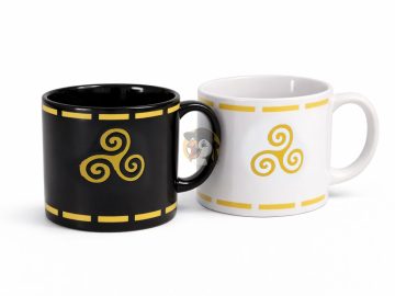 Coffret 2 mugs Triskell noir et blanc - Iroise