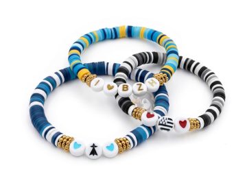 Bracelet breton heishi et perles symboles - Amour de Bretagne