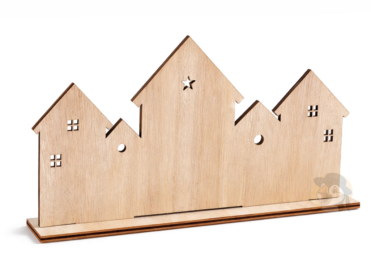 Centre de table cabines de plage en bois – Décoration bord de mer – Image 4