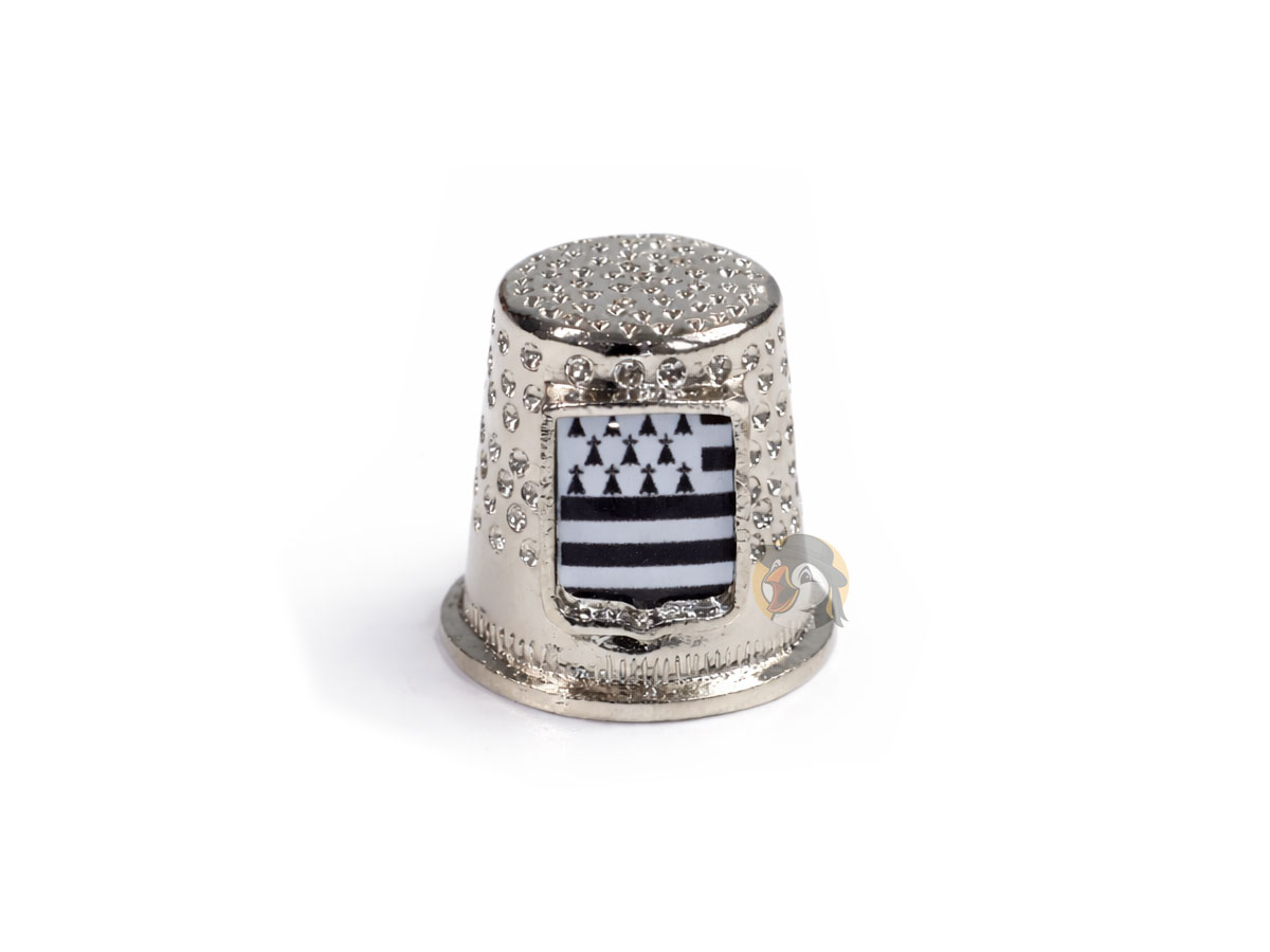 Dé à coudre breton en métal - 3 symboles bretons au choix – Image 3