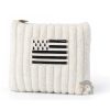Petite pochette / Porte-monnaie velours Drapeau Breton 12 x 11 cm