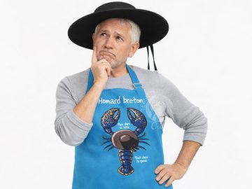 Alternative view of Tablier de cuisine Bretagne humoristique - Homard Breton