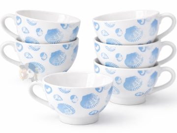 Bolée à cidre avec anse - Coquillages