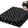 Nappe bretonne en coton Triskell et Hermines - Carrée 140x140 cm